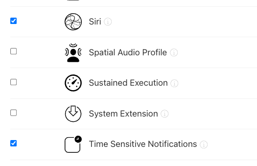 graphic showing selection of the time sensitive notifications