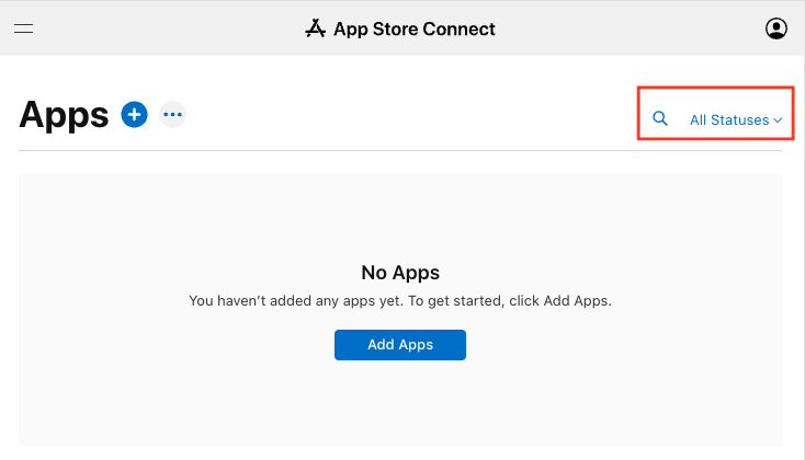 app store connect with deleted apps
