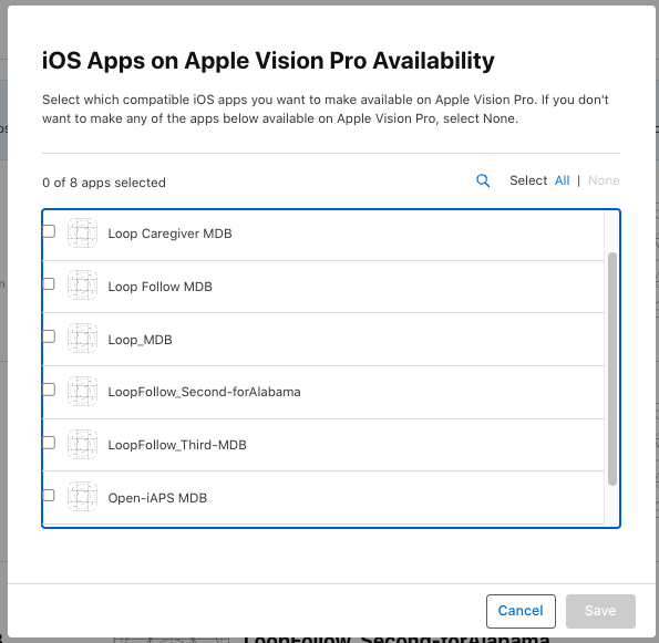remove Availability for Apple Vision Pro