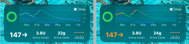 Live Activity example using BG color