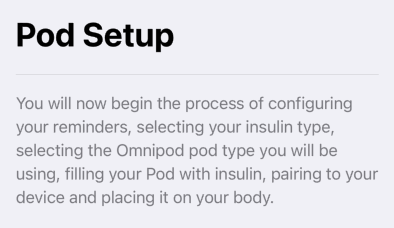 graphic showing the welcome screen for all omnipod types