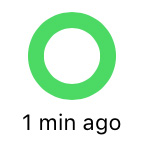 Closed Green Circle Icon