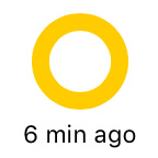 Closed Yellow Circle Icon