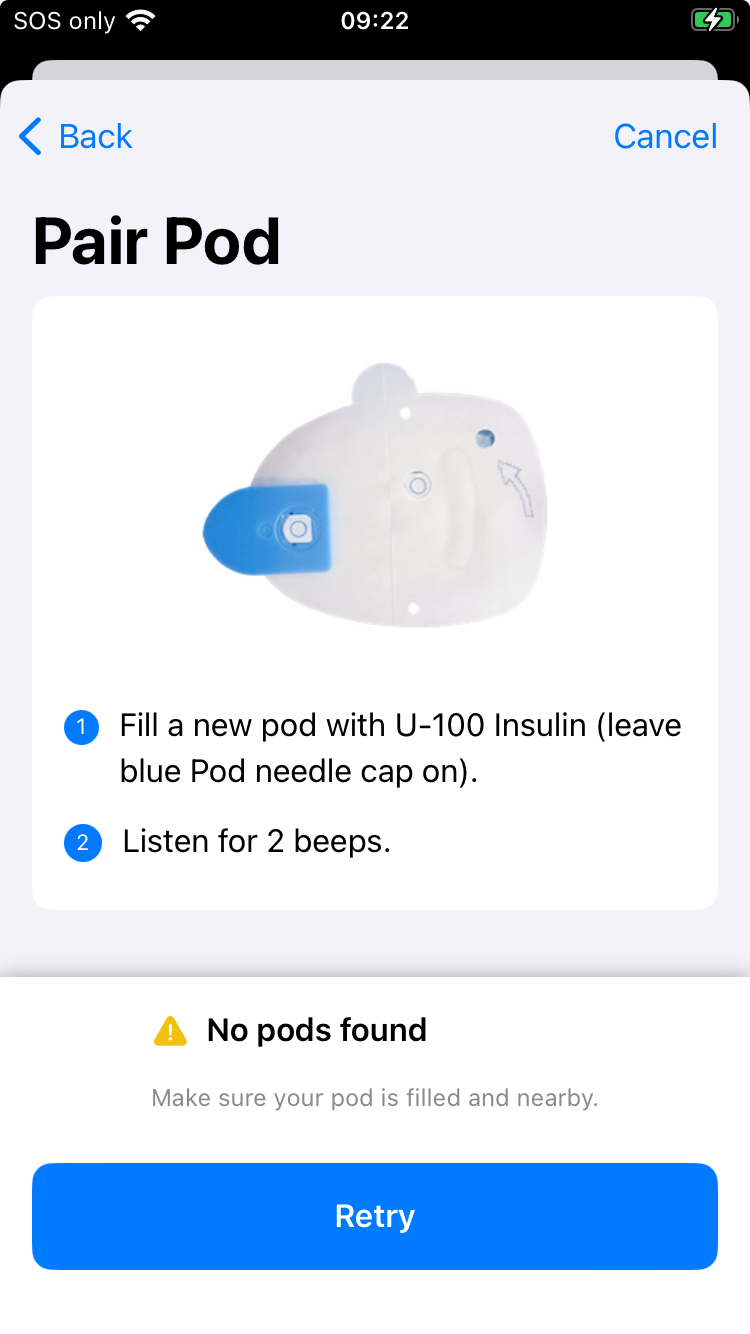 No Pods found